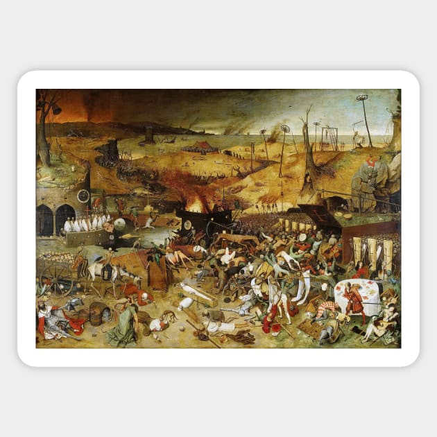 The Triumph of Death - Pieter Bruegel the Elder Sticker by themasters